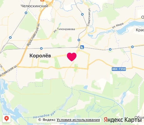 На карте