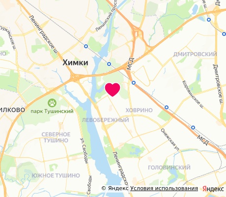 На карте