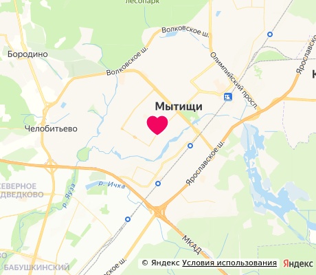 На карте