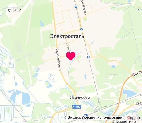 На карте
