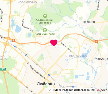 На карте