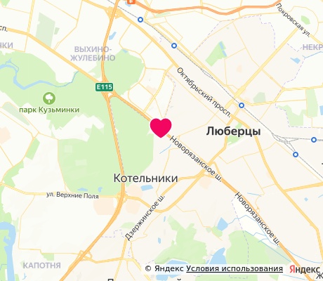 На карте