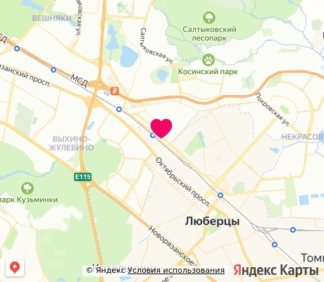На карте