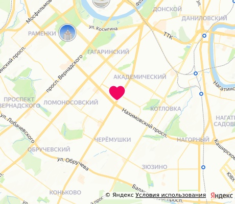 На карте