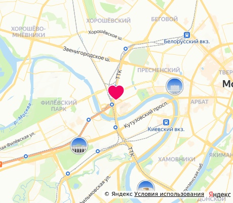 На карте
