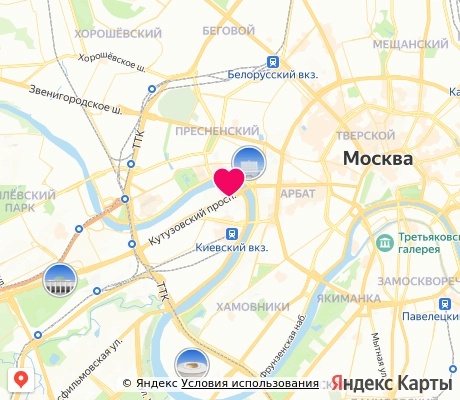 На карте