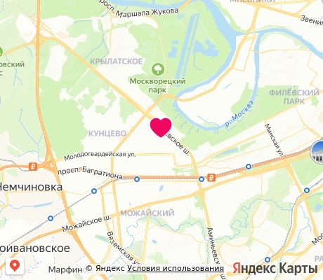 На карте