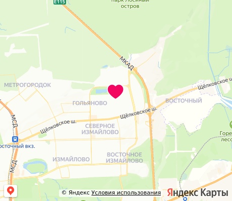 На карте