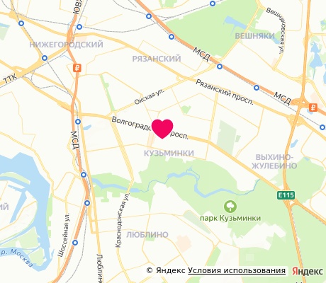 На карте