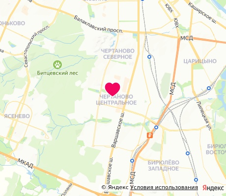 На карте