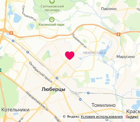 На карте