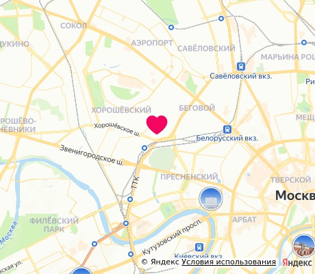 На карте