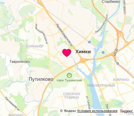 На карте