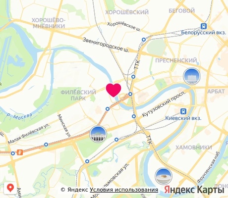 На карте