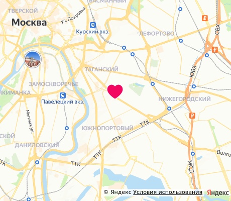На карте