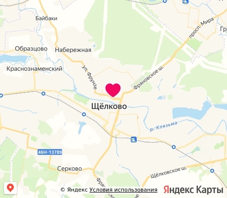 На карте