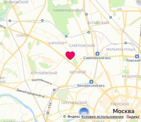 На карте