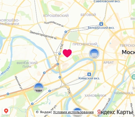 На карте