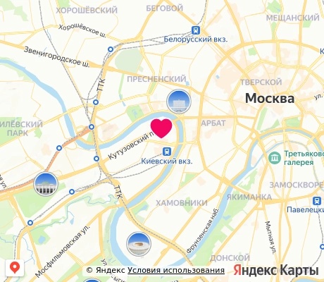 На карте