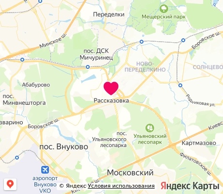 На карте