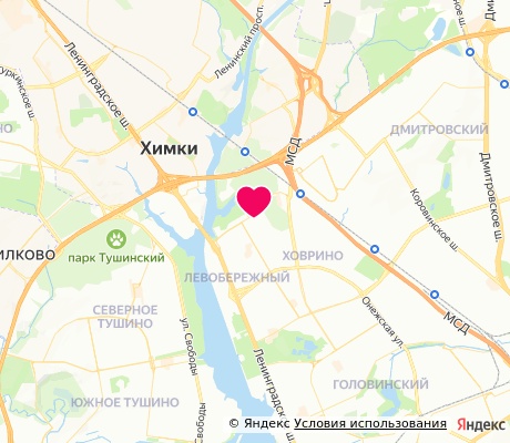 На карте