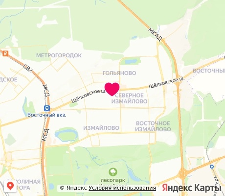 На карте