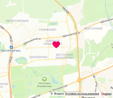 На карте