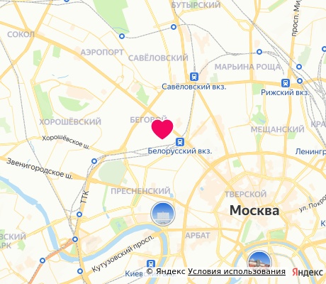 На карте