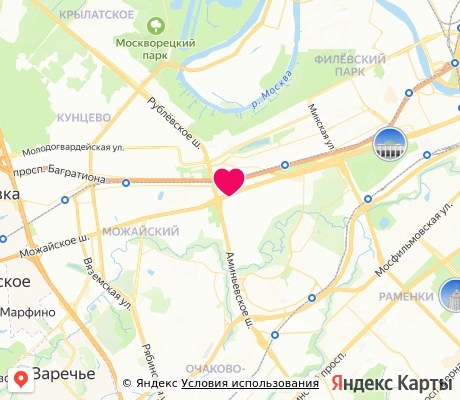 На карте