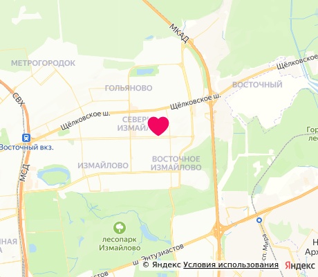 На карте