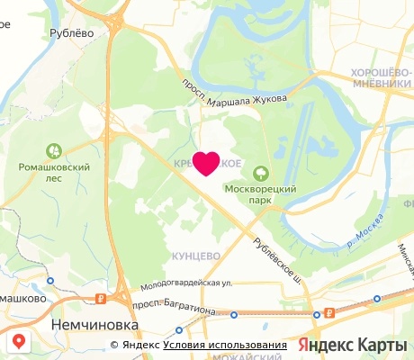 На карте