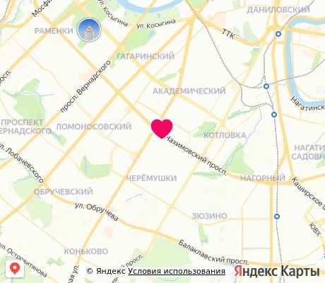 На карте