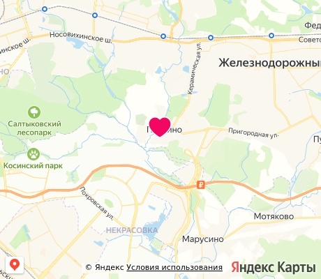 На карте