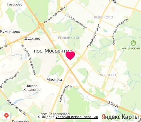 На карте
