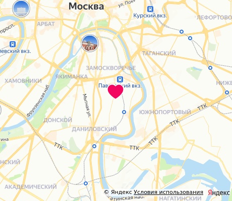 На карте