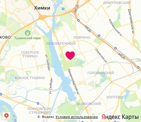 На карте
