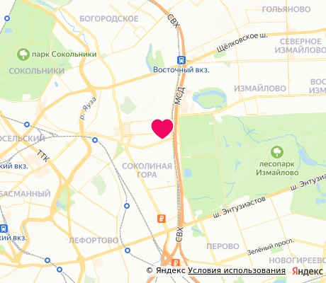 На карте