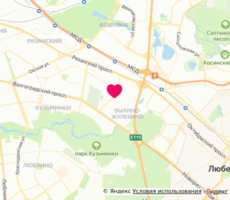 На карте