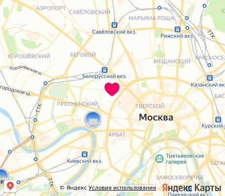 На карте
