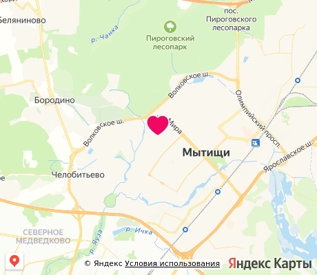 На карте