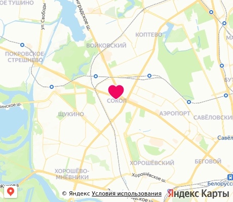 На карте