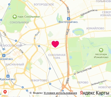 На карте