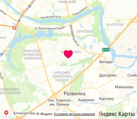 На карте
