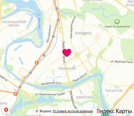На карте