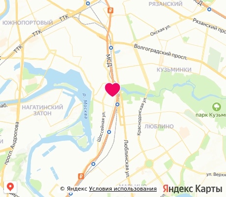 На карте