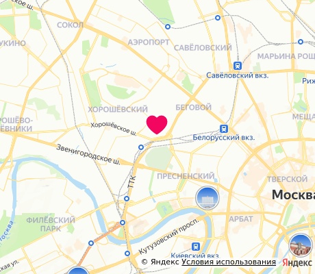 На карте