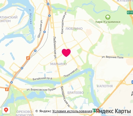 На карте