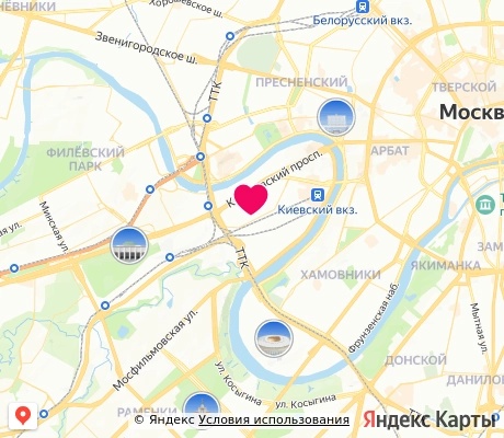 На карте