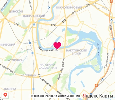 На карте