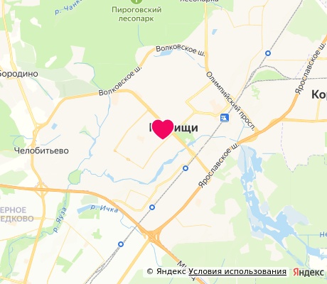На карте